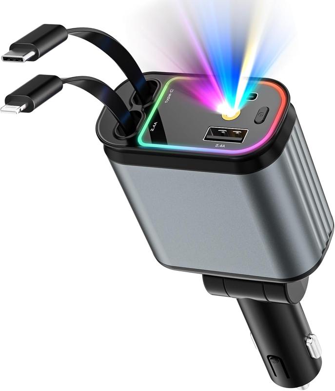 Starlight Charge Pro 4 en 1  | 66W Carga Rápida | USB-C + 2 Puertos USB | Compatible iPhone y Android